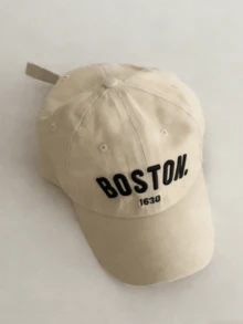 Kids Baseball Cap, Embroidered Letter Design, Unisex Boys Girls Spring Summer Hat - 1PC - View 13