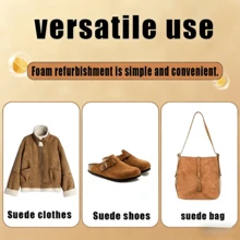 麂皮翻新剂，适用于麂皮靴、鞋、夹克，保护和护理，快速恢复和增强原色，100毫升。 - 100ml - 查看 4