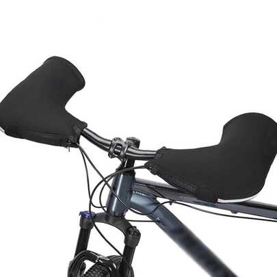 Guantes de ciclismo de invierno cálidos, guantes de bicicleta de montaña, guantes de bicicleta gruesos a prueba de viento