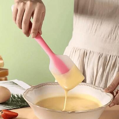 1/3 Pieces, Silicone Spatulas, Mini Silicone Spatulas, Fruit Jelly Spatulas, High-Temperature Resistant Cream Spatulas, Mixing And Baking Utensils, Kitchen Utensils, Basic Apartment Equipment