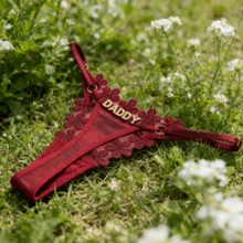 Custom Thong G-Strings With Charms Name Personalized Charm Thong With Any Name Custom Thong Couple Gift Fashionable, Colorful, Funny Unique, Customized Finds Gift, Personalized Gifts For Women, Lingerie, Winter Fashion, Panties, Underwear, Thongs Ideal Gifts For Her Family, Friends, For Winter, For Fall/Autumn, For Holiday, Rave,Chic Autumn,Enchanted Romance Gown,Bridallingerie - 勃根地-1 - 查看 1