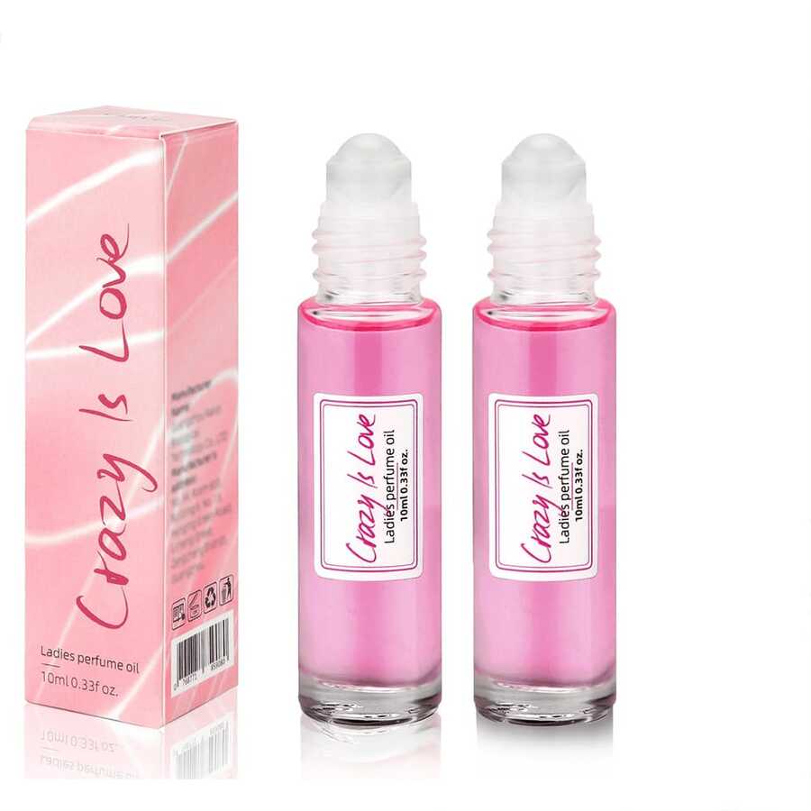 2pcs Pheromones Perfumes For Women, Roll On Pheromone Perfume For Women, Roll Pheromone Perfume, Long-Lasting Pheromone-Enhance Charm & Confidence, Travel Perfume-0.34 Fl.Oz - 甜美風 - 查看 1