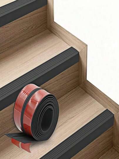 1 rol (9,8 cm) zelfklevende antislip traprandafwerking - decoratieve randstrip voor vloertegels en laminaat, plinten, traptredebeschermer, traprandafwerking voor binnen/buiten, eenvoudig te plakken vinyl traprandafwerking