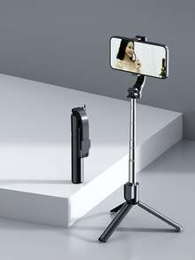 Portable Selfie Stick, Extendable Phone Selfie Stick With Built-In Fill Light, Professional Live Streaming Tripod, Wireless Remote 360° Rotation Smart Phone Tripod, Suitable For Hiking/Travel/Vlog/Outdoor Activities, Compatible With IPhone And Android Phones, Suitable For Summer Vacation, Travel, Fill Light, Outdoor Activities, Live Streaming. - Multicolor - View 13