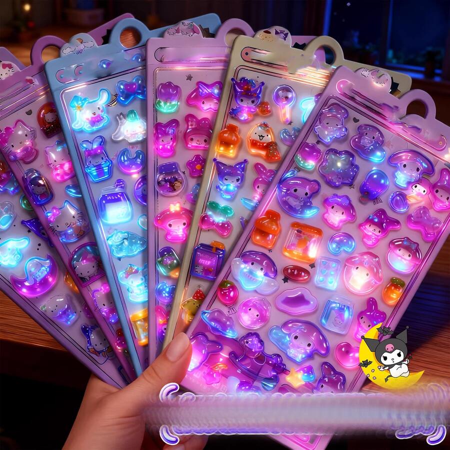 Dress Up Party Toys Beautiful Princess Makeup Stickers Cartoon Character Makeover Party Show Stickers - Multicolor - View 1