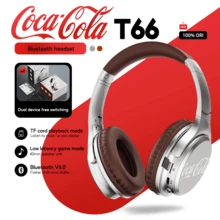 Coca Cola 可口可乐 T66 复古蓝牙耳机 V6.0 无线耳塞式头戴耳机带麦克风 - 均碼 - 查看 1