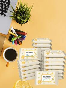 RO Purified Water Cleansing Wet Wipes, Small Pack For Convenient Carry-On And Travel Cleaning, Random Style