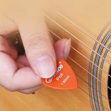 6片装爱丽丝吉他拨片，ABS哑光防滑拨片，带拨片盒，适用于原声吉他、电吉他、贝斯、尤克里里。