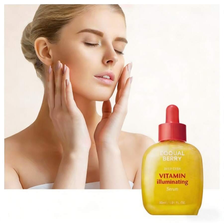 EQQUALBERRY Vitamin Illuminating Serum – Brightening Vitamin C Serum With Niacinamide | Strengthens Skin Barrier | Hydrates Using Ceramide And Hyaluronic Acid - Collagen - 查看 1