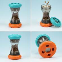 Pet Slow Feeder Toys, Dog Quiet Ball, Cat Tumbler Feeder, Threaded Dispenser, Blue & Orange - 5L - View 7