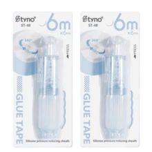 1 Pack High-Viscosity Rotary Push-Button Glue Dispenser, Double-Sided Tape For Scrapbooking Supplies, Adhesive Tape Roller For Crafts, Scrapbooking, School Office, And Logbook Items - Multicolor - View 12