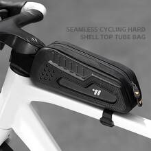 Bicycle Bag, Hard Shell, Convenient Upper Tube Bag, Portable Front Beam Bag For Road Mountain Bikes - Multicolor - View 1