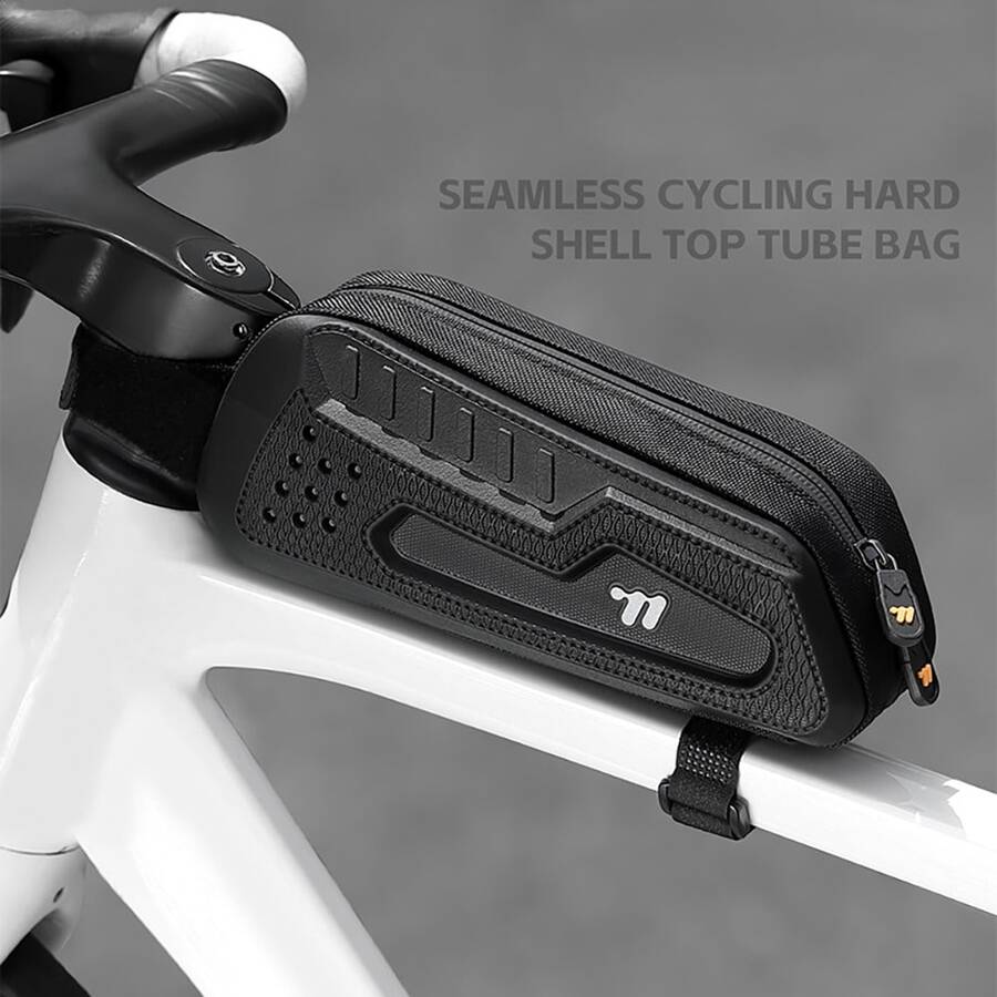 Bicycle Bag, Hard Shell, Convenient Upper Tube Bag, Portable Front Beam Bag For Road Mountain Bikes - Multicolor - View 1