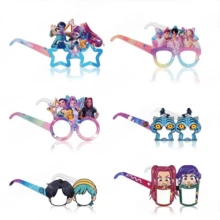 Mattel 12pcs/Set Cosplay Glasses - Fun Character Costume Glasses Set, Suitable For Birthday, Anime Theme Party Supplies, Group Photo Props