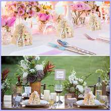 15pcs Angel Keychain Set, Includes 5 Pearl Guardian Angel Pendant Keychains, 5 Thank You Cards, And 5 Organza Bags, Suitable For Weddings, Baptisms, And Gifts - Multicolor - View 4