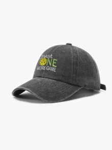 复古刺绣水洗男士帽子，四季皆宜，春夏秋冬皆可佩戴，可调节帽带，适合情人节、婚礼、圣诞节、开学季、父亲节、户外运动、旅行、防晒等场合，男女皆宜，小众可定制卡车帽，黑色、粉色、紫色、黄色可选，休闲帽饰 - 均碼 - 查看 4