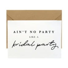 1套伴娘邀请卡 - 完美的婚礼回礼，充满趣味和真挚情感的邀请创意 - 彩色 - 查看 12