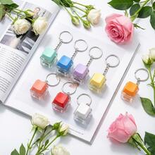 Silent Clicky Fidget Keychain Toy, Portable Stress Relief Press Keycap For Anxiety & Focus Improvement, Mini EDC Gadget For Office Desk, School Study, Ideal Gift For Tech Lovers & Gamers(Valentine's Day) - Màu sắc ngẫu nhiên - Xem 3