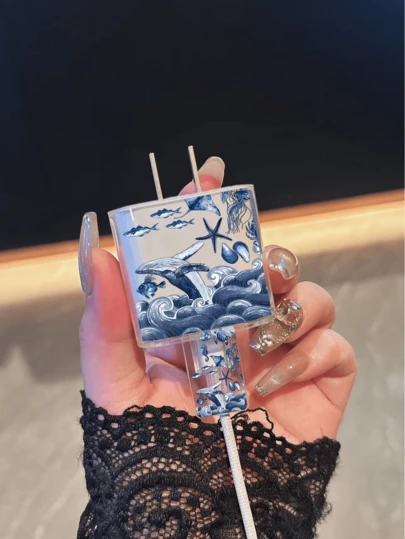 Funda protectora de cable de carga con diseño de tortuga marina, compatible con cargador Apple de 20W, funda protectora minimalista para cargador Apple, se ajusta al cable de carga de teléfono 15/16 Pro Max de 20W, resistente a arañazos y mordeduras, adecuado para 13/14 Plus