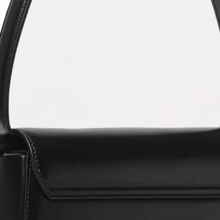 Women's Y2K Shoulder Bag, Cute Mini Sling Bag With Top Handle And Snap Closure, Punk Style Handbag - Black - View 2