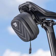 Bicycle Tail Bag, Quick Release Hard Shell Riding Bag, Mountain Bike Saddle Bag, Tool Storage Bag