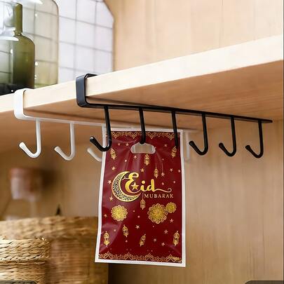 10pcs Black Moon Festival Cartoon Candy Bags, PE Material Gift Bags, Moon Castle Favor Bags, Holiday Gifts Snack Packaging Bags