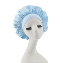 1pc Women's Fashion Satin Sleep Cap With Loose Tie - Soft And Smooth, Suitable For Curly And Straight Hair, Breathable And Comfortable, Suitable For Daily Wear, Sports And Special Occasions, Comfortable Sleepwear, Smooth Fabric Texture. Hair Sleep Cap - Multicolor - View 17