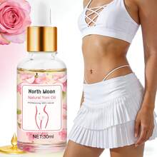 North moon Rose Women's Intimate Care Wash With Collagen & Vitamin C – Scented Gentle Daily Cleansing Formula, Softens And Moisturizes Skin, Helps Maintain Natural Freshness, Provides Long-Lasting Hydration For Comfortable Nourished Feel, 30ml Daily Feminine Hygiene Care - 粉色 - 查看 2