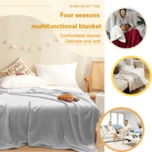 Cute Pink Polka Dot Cat Headband With Bow, Soft Flannel Pillowcase, Home Decor, Bedroom, Living Room Gift. - White - View 4