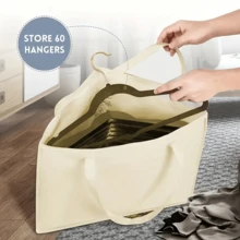 1 túi lưu trữ hình tam giác tiết kiệm không gian có tay cầm - móc treo sắp xếp, hoàn hảo cho tủ quần áo, khu vực giặt ủi và giá phơi - giải pháp lưu trữ tủ quần áo tối giản hiện đại với thiết kế tam giác đơn giản và đường may bền bỉ - Nhiều màu - Xem 10