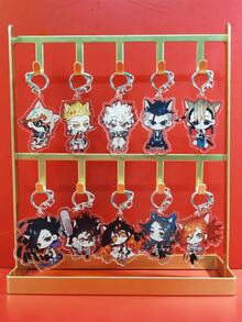 Serie de llaveros acrílicos del anime Gachiakuta, llaveros de dibujos animados lindos, accesorio para bolso, maleta, teléfono, colgante de coche, adorno. - Multicolor - Ver 3