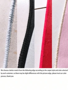 1pc Plush Faux Wool Bath Mat, Soft, Non-Slip, Absorbent, Beach Pattern, Suitable For Home Use, Bathroom, Can Also Be Used As Christmas Decor Or Gift