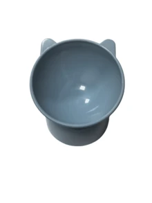 1pc Pet Feeding Bowl With Inclined Rim For Neck Protection, Large Diameter Dog/Cat Food/Water Bowl Made Of PP Material, Anti-Spill Feeding Dish - 350ml - View 10