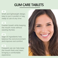 Gránulos de enjuague bucal probiótico, tabletas de pasta de dientes sólida, gránulos de enjuague bucal portátiles para limpiar, proteger los dientes y eliminar manchas. - Gránulos de enjuague bucal probiótico - Ver 3