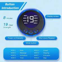 新款EMS眼部按摩器，微电流面部提拉按摩器，抗皱紧致面部美容按摩器 - 白色 - 查看 11