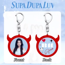 Baby Monster Keychain, Red & Blue Keychain, Double-Sided Cartoon Keychain, Bag Pendant, Car Pendant, Birthday Gift, Party Favor - Multicolor - View 8