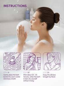 REVER Rotating Bath Bomb 35g/100g CHERRY BLOSSOM SMOOTH HYDRATING AROMATHERAPY, For Christmas, For Christmas Gift,Body Cleansing, Enjoy Soothing Bathing, Long-Lasting Aromatic Soft Bath Bombs, Mild & NonHealthy Glowing Complexion-Irritating,Brightening Skin. - Cherry Blossom 100g - View 6