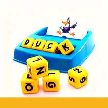 English Vocabulary Matching Blocks - Fun Word Learning Assistant, Halloween & Christmas Gift, Game Toy, Cool Toy, Boys/Girls Toy, Children Gift - Multicolor - View 6