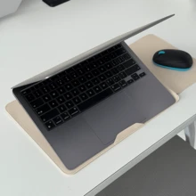 Apricot Vertical Stand Laptop Sleeve, Compatible With MacBook 13/ MateBook/Thinkbook, Stand Organizer Protective Case, Portable And Lightweight - Apricot - View 8