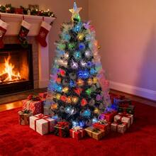 Árbol de Navidad LED con Enchufe USB Decoración Navideña Compacta y Brillante Ideal para Escritorio Dormitorio y Oficina Decoración Fácil y Segura - Tipo de Enchufe A USA (110-127V) - Ver 5