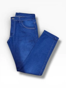 Men Jeans - 藍色 - 查看 6