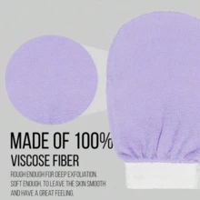1pc Exfoliating Body Scrub Gloves, Double-Sided Body Cleaning Towel For Spa, Massage And Body Scrubbing, Suitable For Dead Skin Removal, Includes Multi-Color Deep Cleansing Bath Towel - Multicolor - View 10