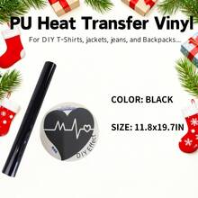 Fluorescent PU Heat Transfer Vinyl Material, Suitable For T-Shirts And Bags, Iron-On Vinyl Material, Suitable For All Cutting Machines, Easy To Cut - Multicolor - View 17