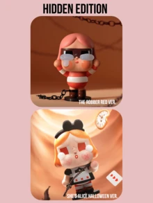 Cry Again Series Blind Box Collectibles, Includes 12 Regular Designs + 3 Hidden Designs, ABS Hard Material Non-Flocked, Cute Blind Box, Toy Blind Box, Exquisite Home Decor Ornament, Birthday And Christmas Gift - Multicolor - View 11