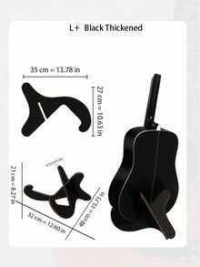 1pc Wooden Foldable & Portable Guitar Stand, EVA Foam Protection, Ideal Gift For Instrument Lovers, Suitable For Ukulele, Guitar, Bass, Violin, Etc.