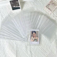 10 tờ giấy rời PP trong suốt khổ A5, giấy chèn album ảnh 6 lỗ 3"/5"/7", hộp đựng sticker. - Trong sáng - Xem 5