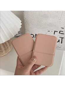 Multifunctional Foldable Makeup Mirror, Durable Portable Handheld Mini Makeup Mirror, Suitable For Personal Grooming, Adjustable Portable Folding Mirror, Suitable For Dorm Desk And Office Use, Suitable For Students, Girls, Women, Travel Gift, Comes With 5 Colors Bathroom Accessories - Multicolor - View 6