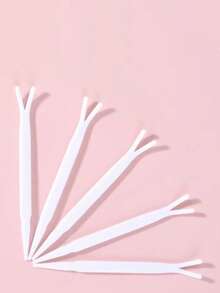 100pcs Y-Shaped Double Eyelid Stickers, Makeup Tools For Eyelid Adjustment - White - View 6