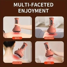 淋巴引流按摩器及抗疲劳智能工具，有效减少妊娠纹和橘皮组织 - 经络按摩器，缓解坐骨神经痛，提供精准舒适的深层组织按摩，功能包括背部按摩、淋巴按摩、深层组织按摩、妊娠纹护理、抗疲劳按摩、智能按摩工具、精准舒适的设计、深层组织技术、便携式按摩工具、橘皮组织护理、孕期妊娠纹护理 - 彩色 - 查看 4