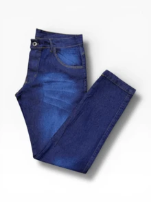 Men Jeans - 藍色 - 查看 8